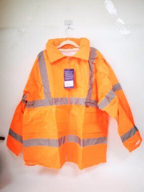 PORTWEST Waterproof Reflective Safety Raincoat for Outdoor Cycling & Hiking